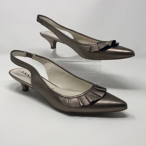 Anne Klein sling back shoes